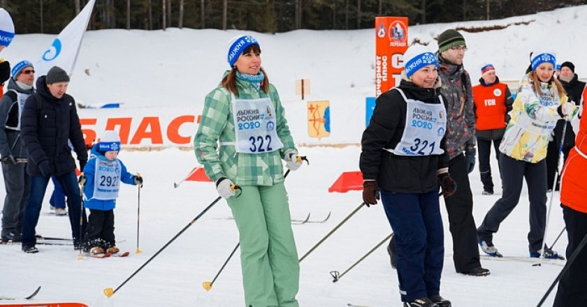 На «Лыжню России» в Кировской области вышли более 5 тысяч человек