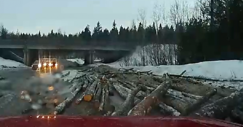 Пассажиры легковушки чудом не погибли по вине лесовоза под Радужным