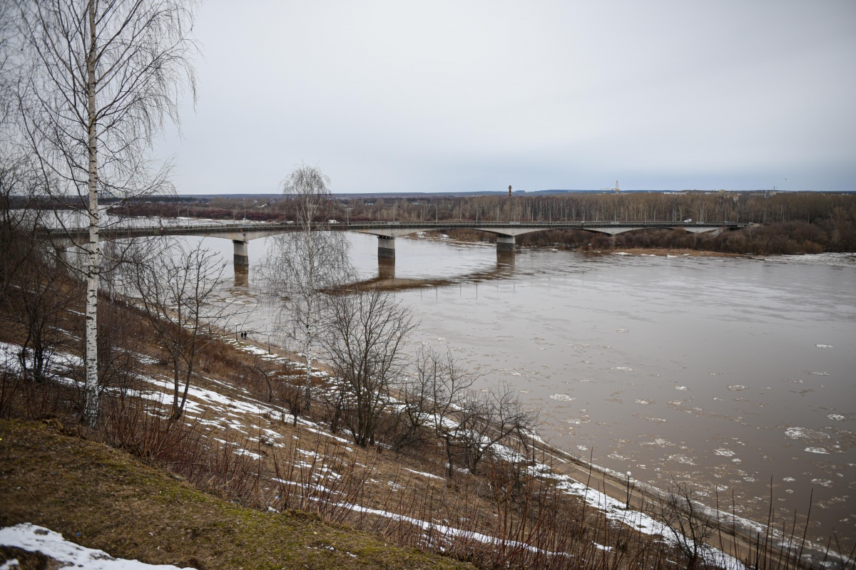 Уровень воды в вятке сегодня котельнич