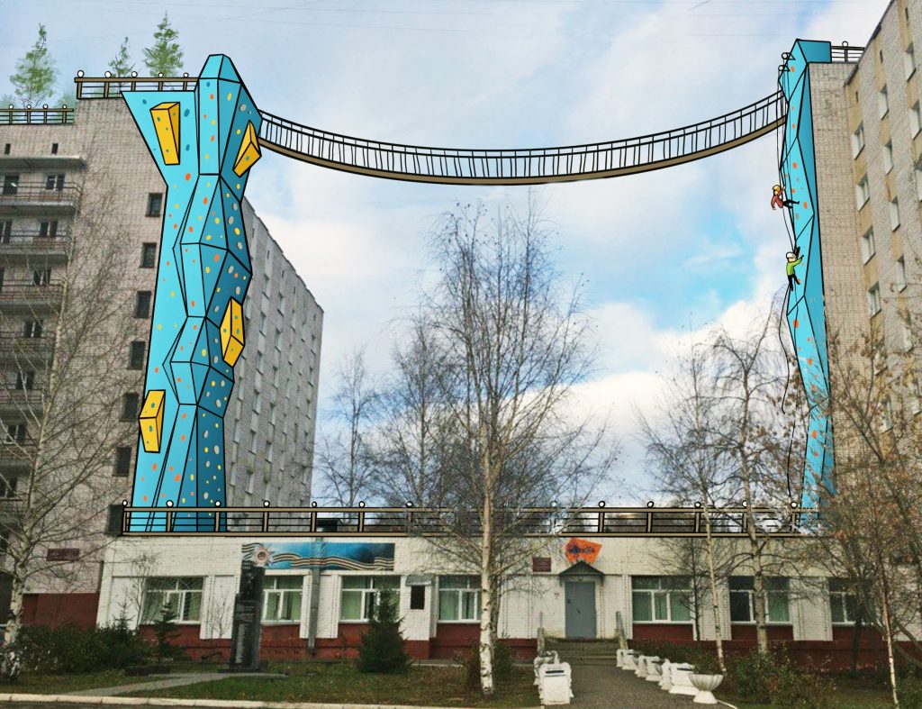В Кирове хотят построить скалодром с подвесным мостом
