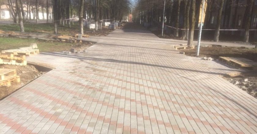 В Кирове идет ремонт 14 пешеходных зон