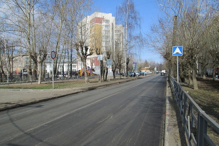 В Кирове отремонтировали первые улицы в рамках федерального проекта «Улица Победы»