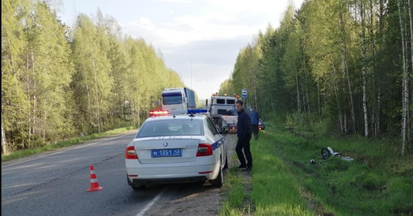 В Кировской области в ДТП пострадал молодой человек