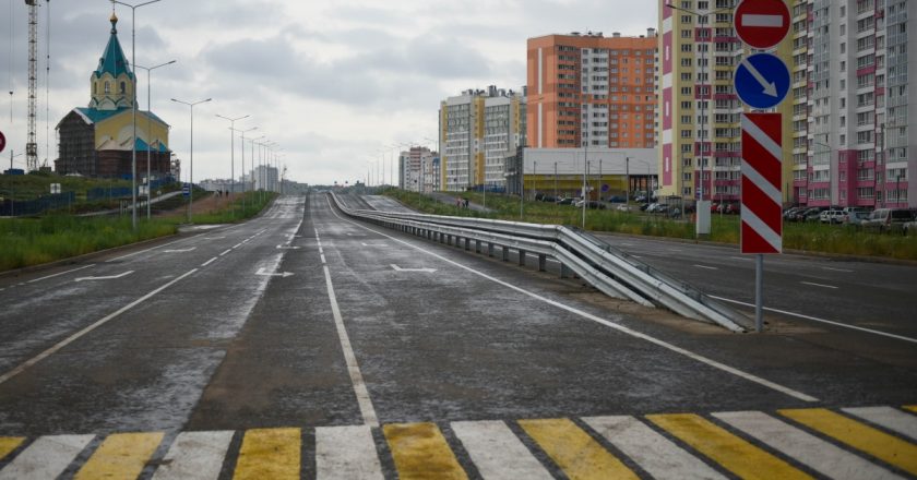 Строительство улицы Попова в Чистых прудах завершается