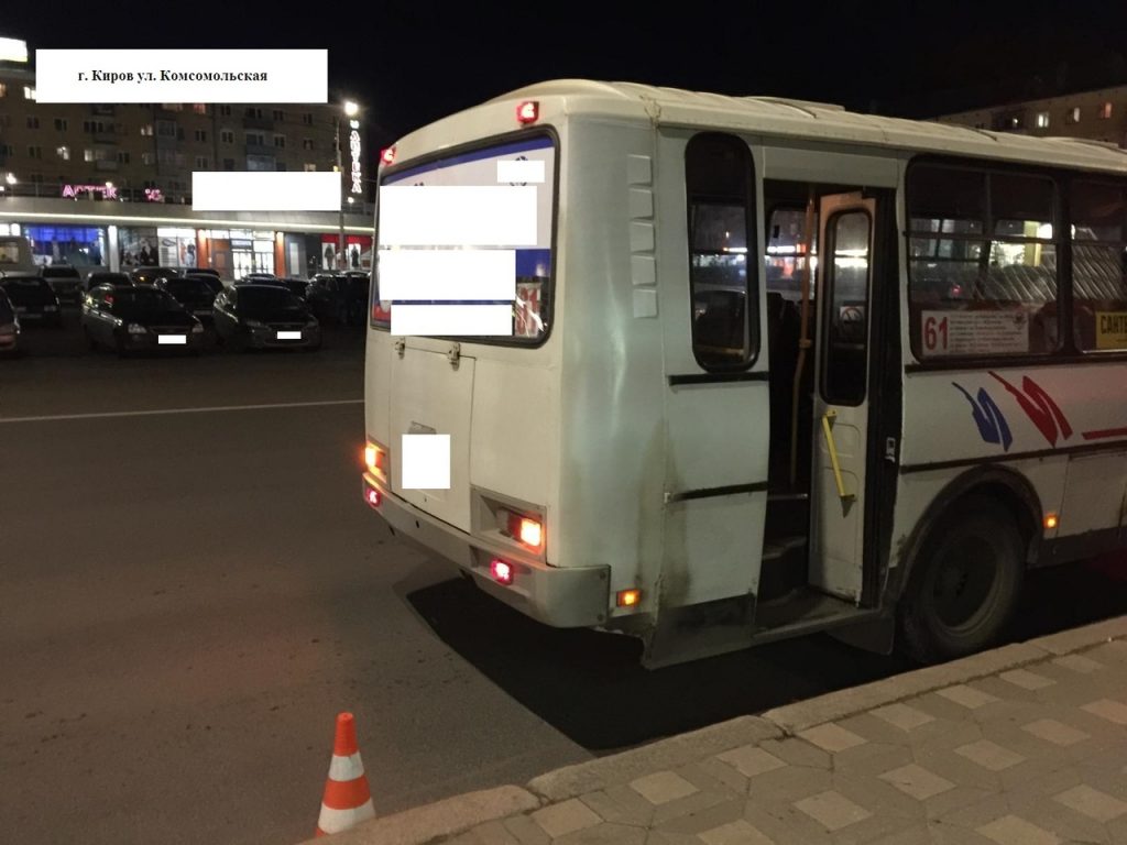 В Кирове в ДТП пострадала пассажирка автобуса
