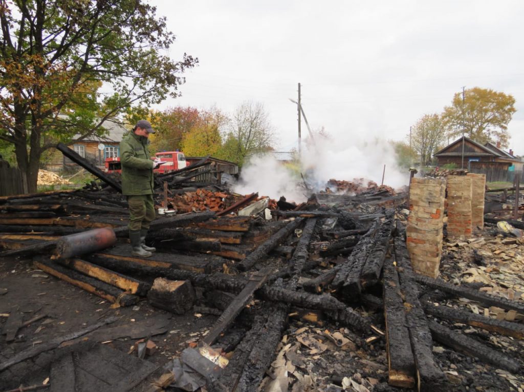 В Кировской области при пожаре погибли два человека