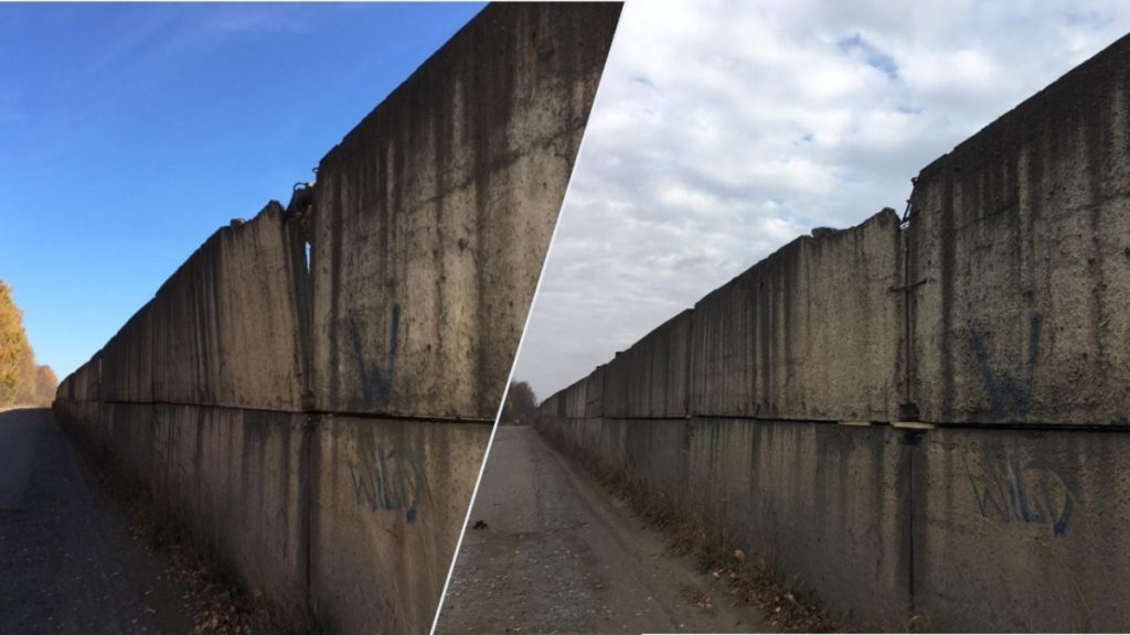 В Лянгасово отремонтировали опасный бетонный забор