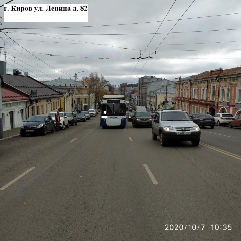 В Кирове в ДТП пострадала пожилая женщина