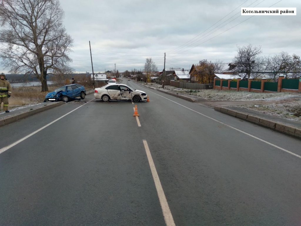 В Кировской области в ДТП пострадали три человека