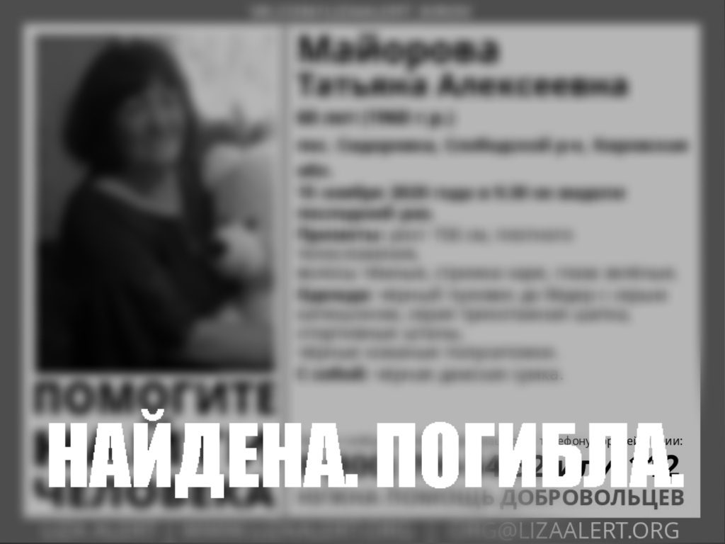 Пропавшая в Слободском районе женщина найдена мертвой