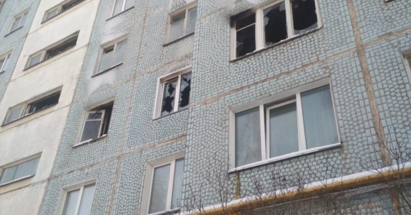 В многоэтажке на Павла Корчагина в Коминтерне произошёл пожар
