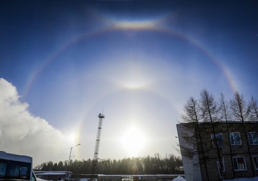 В Кирове жители наблюдали в небе необычное природное явление