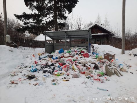 В Кирове объявленный «Купритом» регулярный вывоз мусора распространяется не на весь город